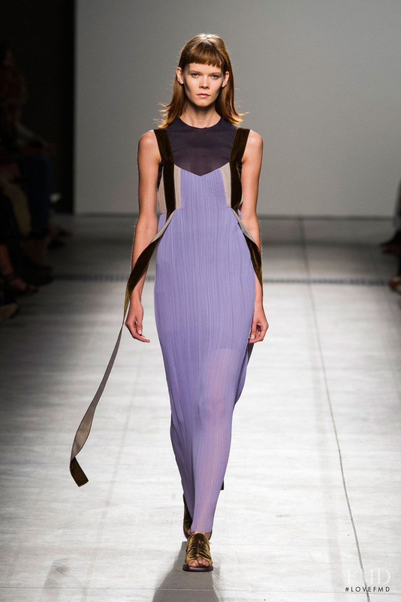 Irina Kravchenko featured in  the Gabriele Colangelo fashion show for Spring/Summer 2016