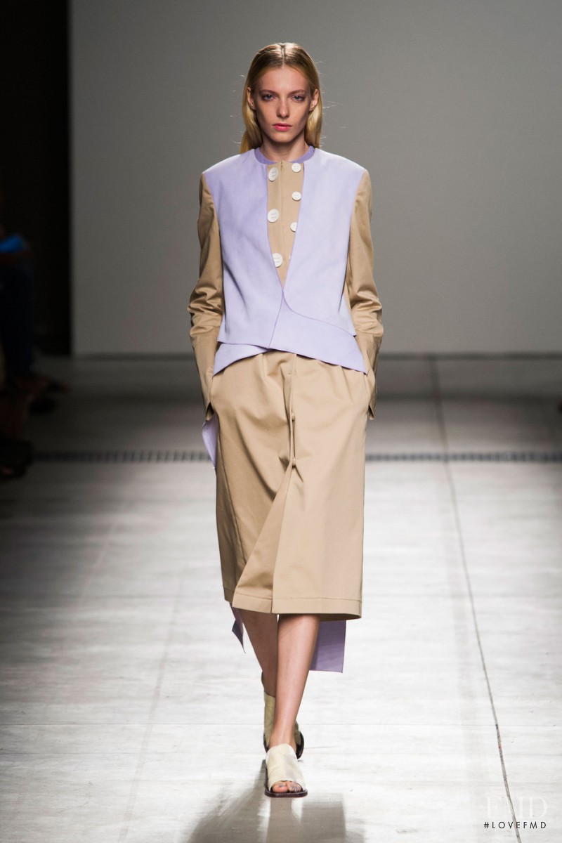 Zlata Semenko featured in  the Gabriele Colangelo fashion show for Spring/Summer 2016