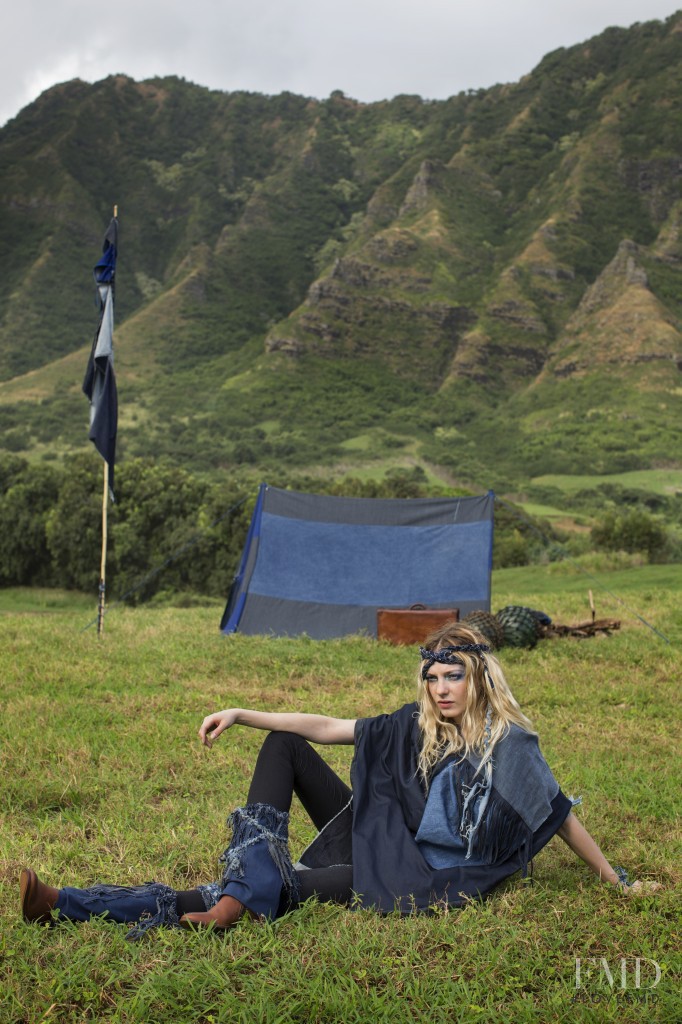 Zlata Semenko featured in  the Calik Denim advertisement for Autumn/Winter 2015