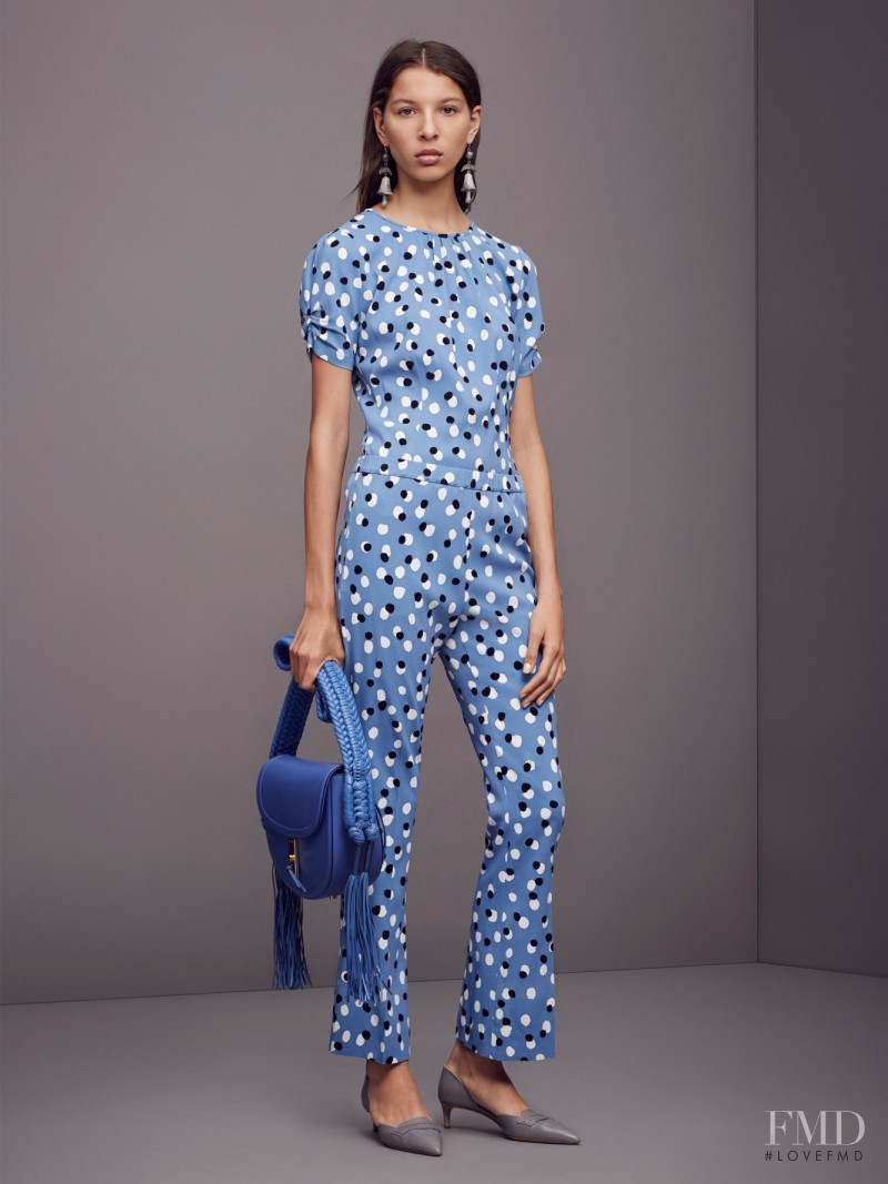 Alice Metza featured in  the Altuzarra fashion show for Pre-Fall 2016