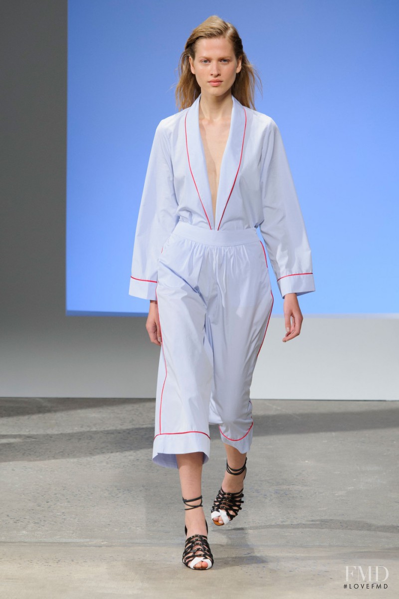 Laura Julie Schwab Holm featured in  the Thakoon fashion show for Spring/Summer 2016