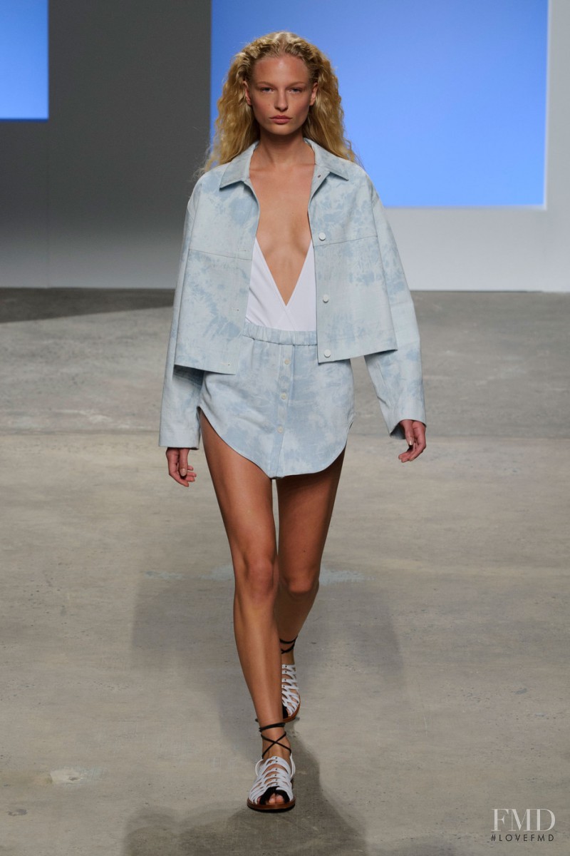 Frederikke Sofie Falbe-Hansen featured in  the Thakoon fashion show for Spring/Summer 2016