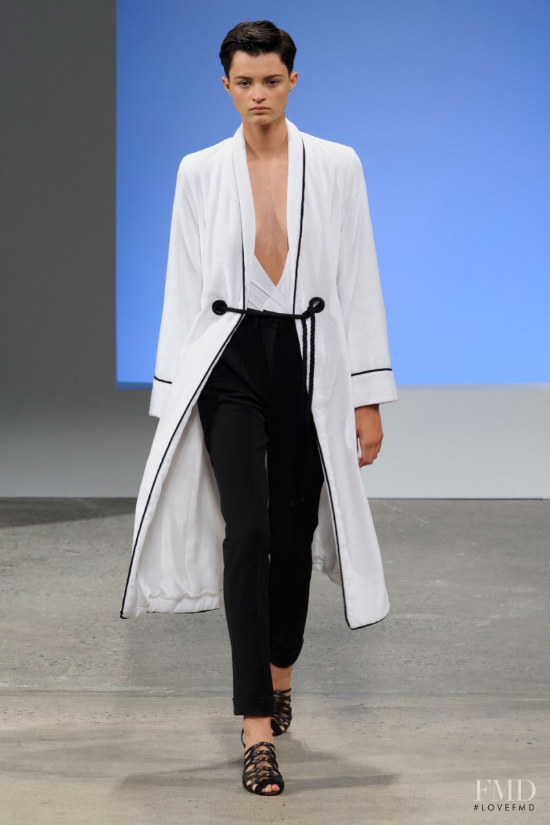 Isabella Emmack featured in  the Thakoon fashion show for Spring/Summer 2016