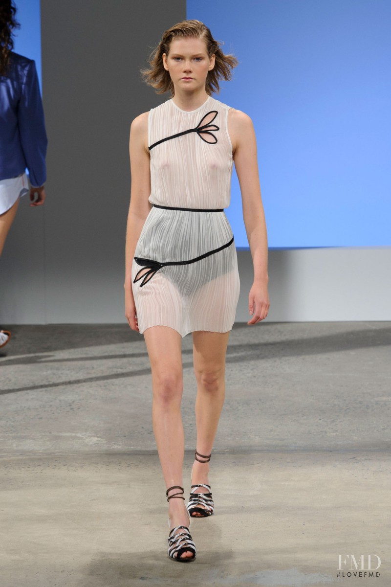 Marland Backus featured in  the Thakoon fashion show for Spring/Summer 2016