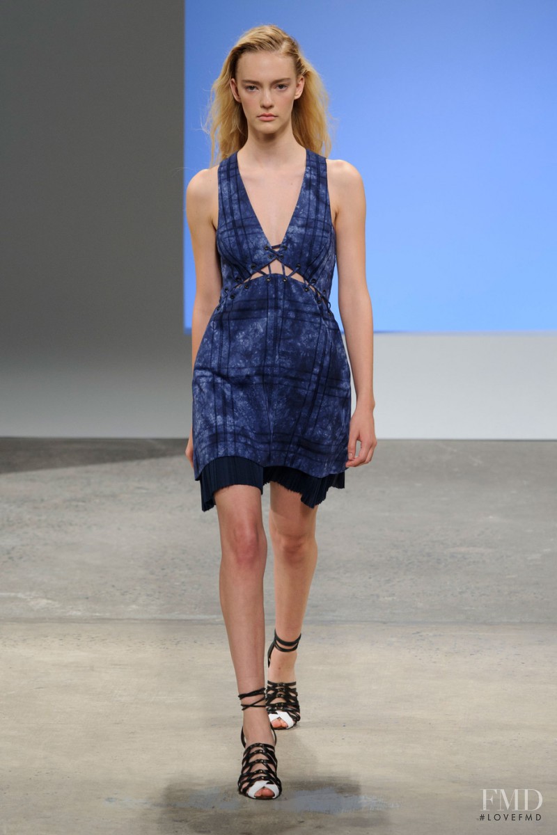 Steph Smith featured in  the Thakoon fashion show for Spring/Summer 2016