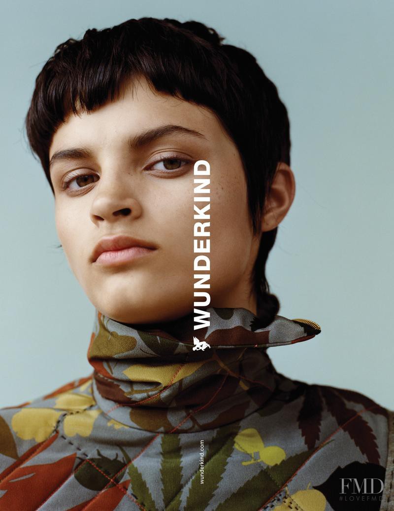 Isabella Emmack featured in  the Wunderkind advertisement for Autumn/Winter 2015