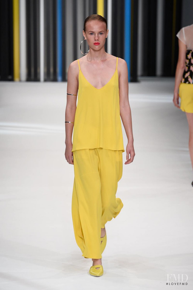 Elisabeth Faber featured in  the Lala Berlin fashion show for Spring/Summer 2016