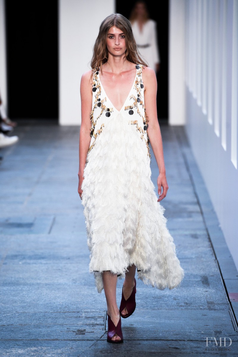 Augusta Beyer Larsen featured in  the By Malene Birger fashion show for Spring/Summer 2016