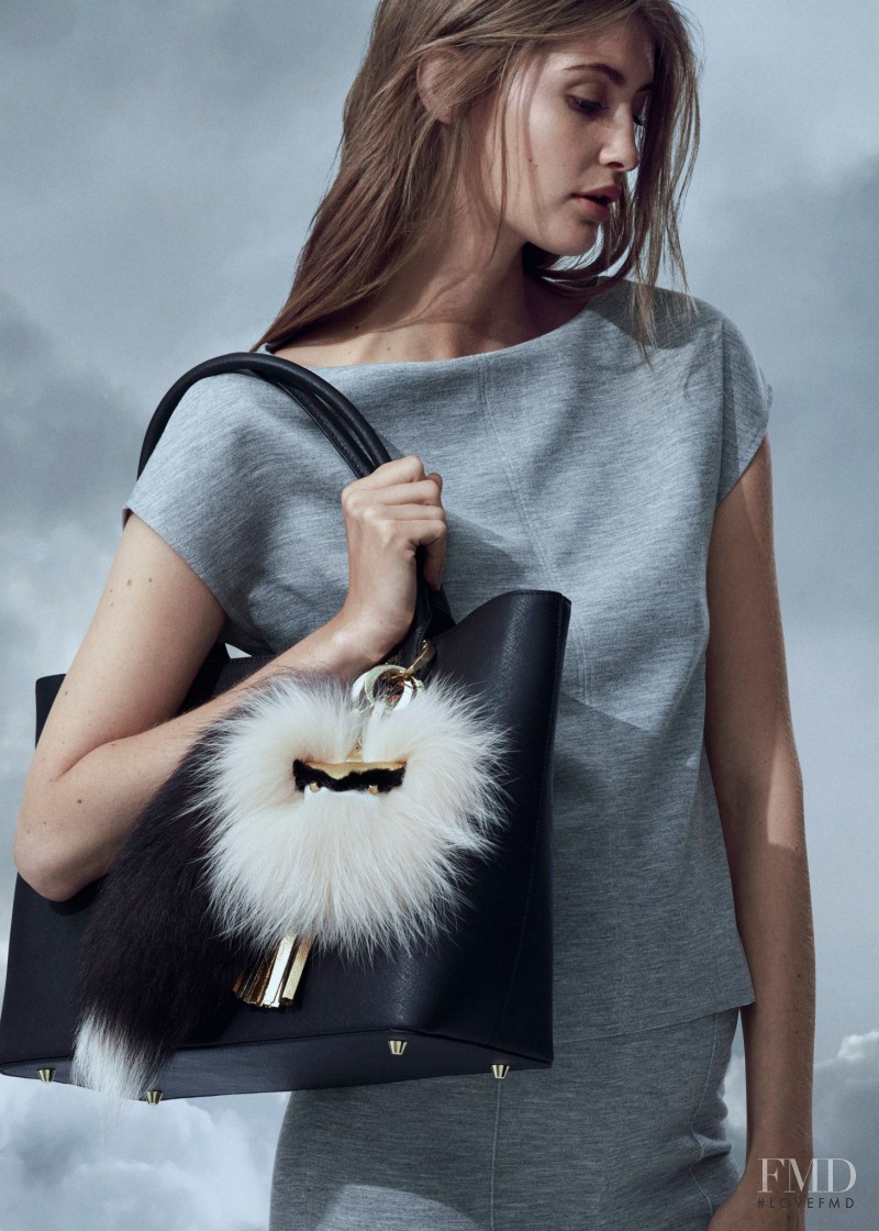 Augusta Beyer Larsen featured in  the Oh! By Kopenhagen Fur advertisement for Spring/Summer 2016