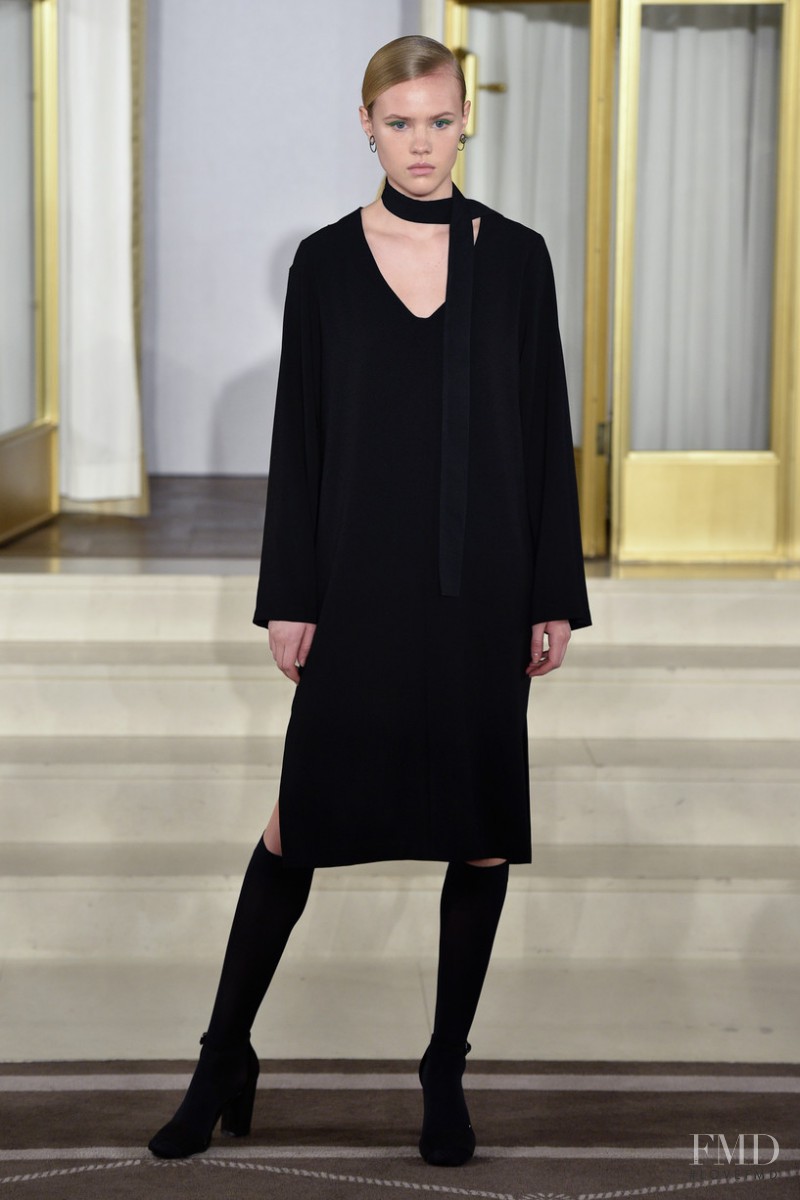 Elisabeth Faber featured in  the Veronica B Vallenes fashion show for Autumn/Winter 2015