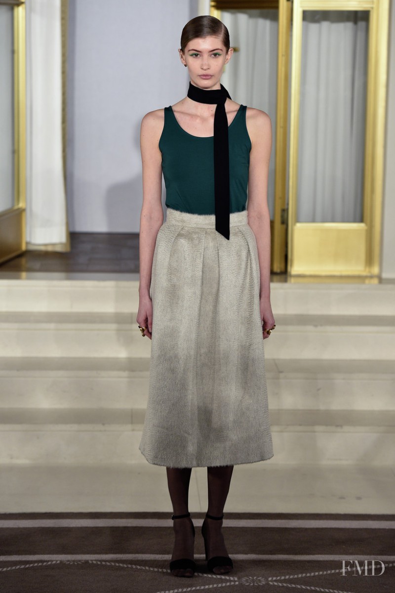 Augusta Beyer Larsen featured in  the Veronica B Vallenes fashion show for Autumn/Winter 2015