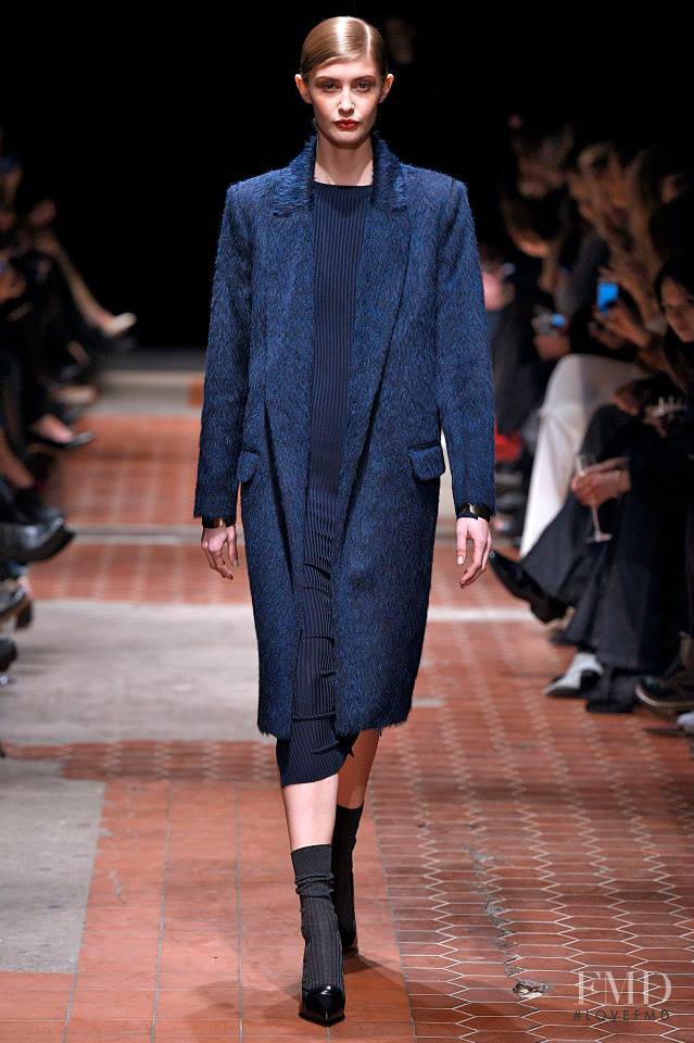 Augusta Beyer Larsen featured in  the By Malene Birger fashion show for Autumn/Winter 2015