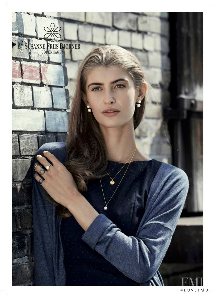 Augusta Beyer Larsen featured in  the Susanne Friis advertisement for Autumn/Winter 2014