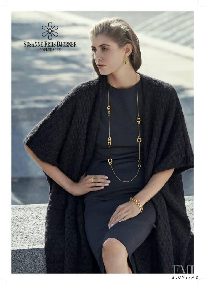 Augusta Beyer Larsen featured in  the Susanne Friis advertisement for Autumn/Winter 2014