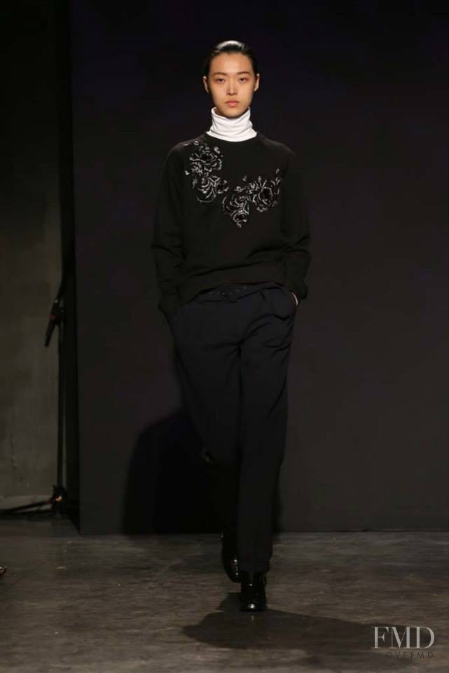 Tian Yi featured in  the Koonhor fashion show for Autumn/Winter 2014