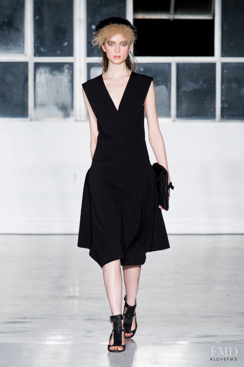 Alisha Judge featured in  the Zero + Maria Cornejo fashion show for Autumn/Winter 2014
