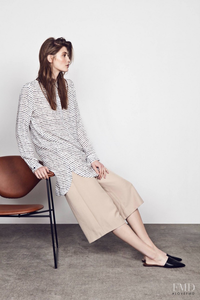 Augusta Beyer Larsen featured in  the Just Female advertisement for Spring/Summer 2016