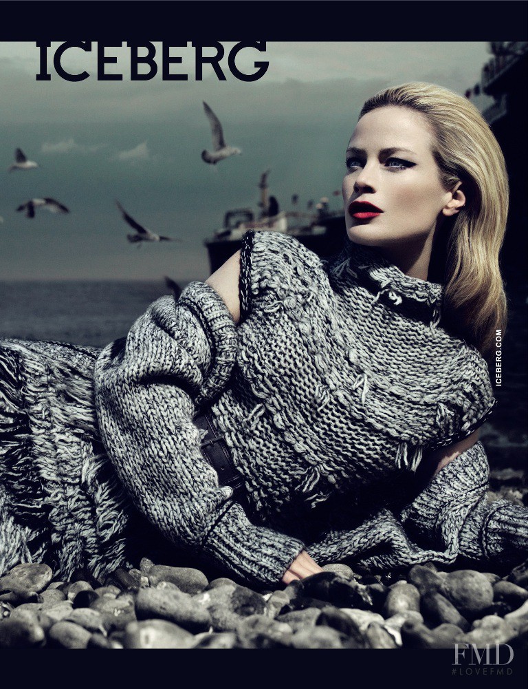 Carolyn Murphy featured in  the Iceberg advertisement for Autumn/Winter 2010
