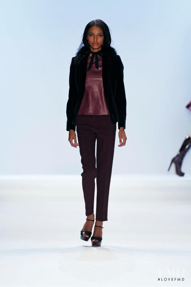 Jasmine Tookes featured in  the Jill Stuart fashion show for Autumn/Winter 2012