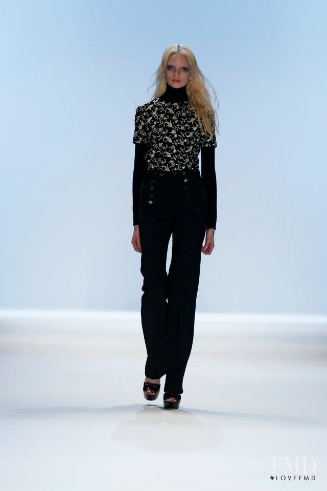 Chrystal Copland featured in  the Jill Stuart fashion show for Autumn/Winter 2012