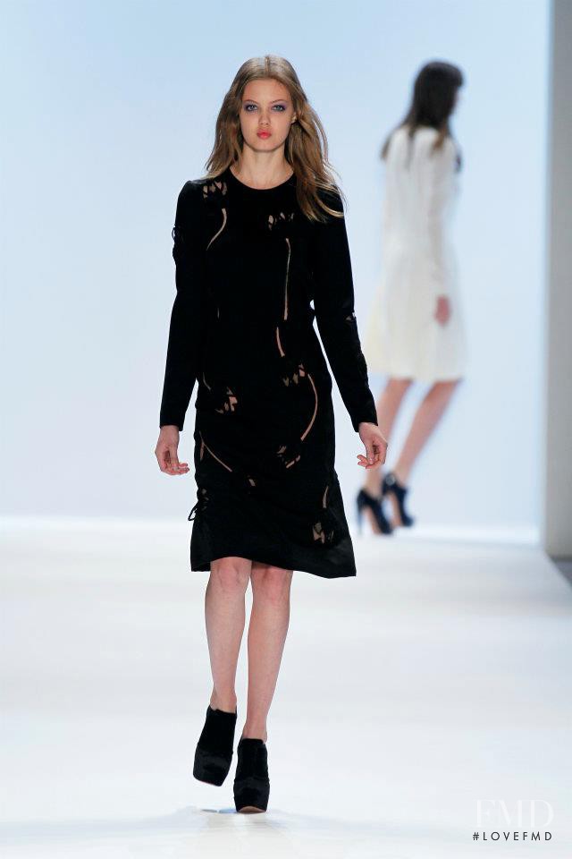Lindsey Wixson featured in  the Jill Stuart fashion show for Autumn/Winter 2012