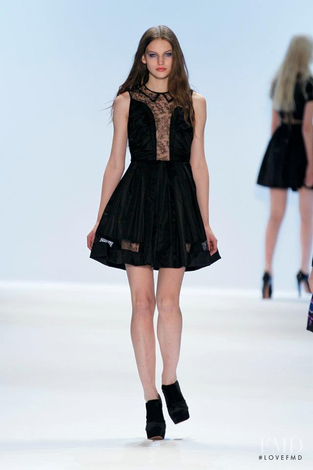 Joanna Koltuniak featured in  the Jill Stuart fashion show for Autumn/Winter 2012
