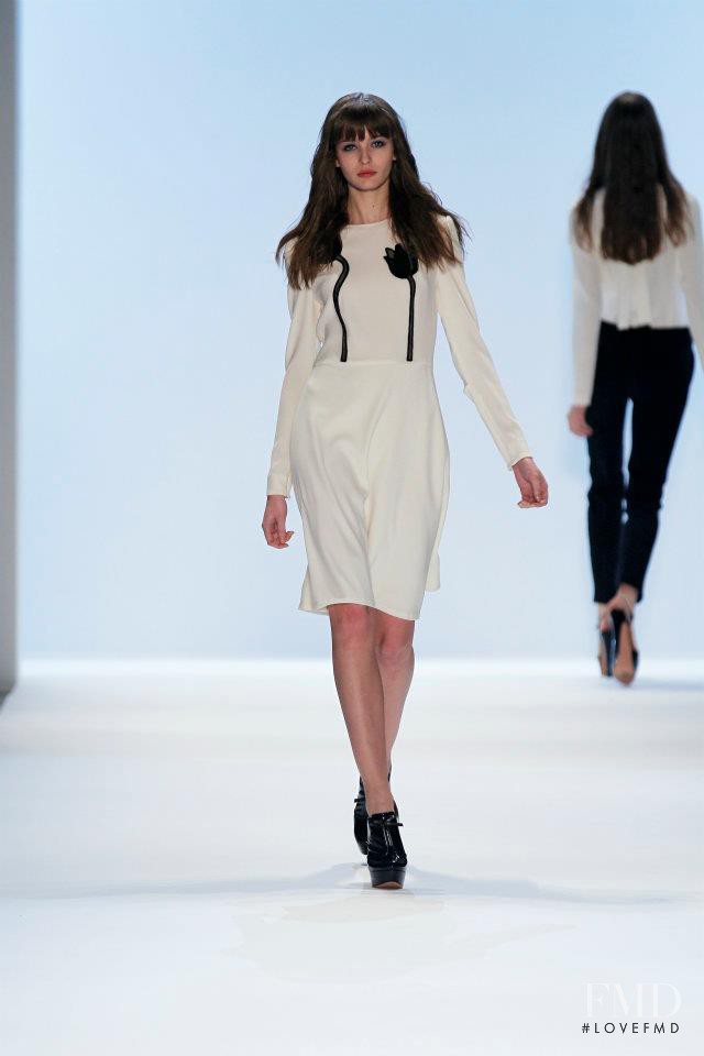 Kristina Romanova featured in  the Jill Stuart fashion show for Autumn/Winter 2012