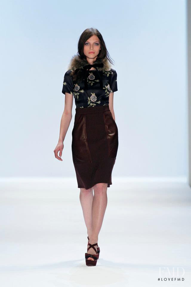 Karlina Caune featured in  the Jill Stuart fashion show for Autumn/Winter 2012