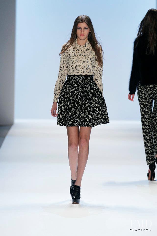 Valery Kaufman featured in  the Jill Stuart fashion show for Autumn/Winter 2012