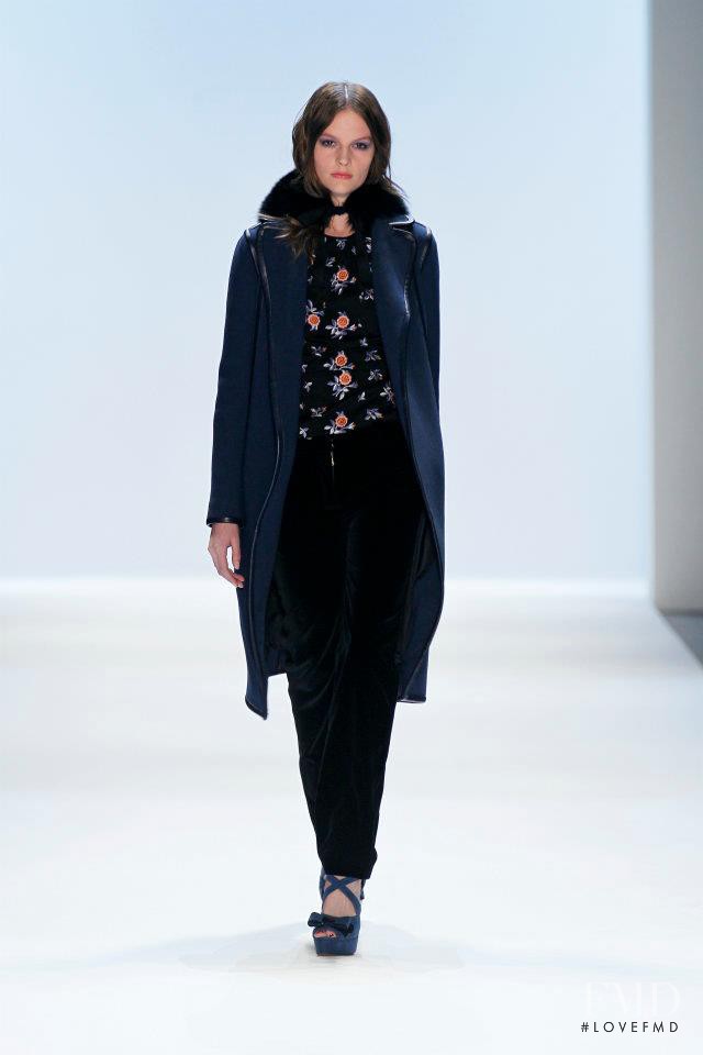 Sara Blomqvist featured in  the Jill Stuart fashion show for Autumn/Winter 2012
