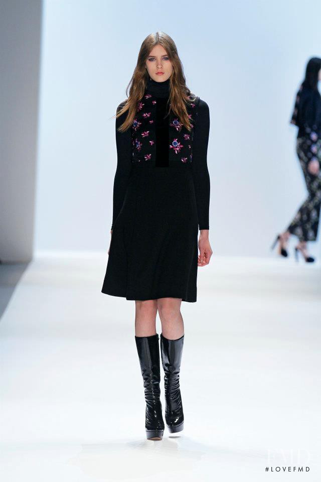Colinne Michaelis featured in  the Jill Stuart fashion show for Autumn/Winter 2012