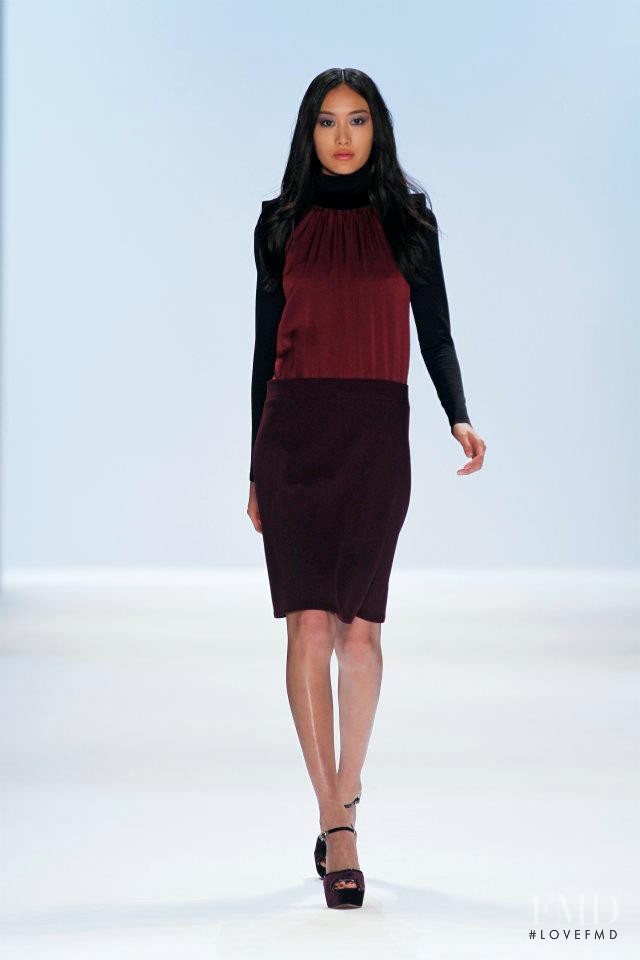 Shu Pei featured in  the Jill Stuart fashion show for Autumn/Winter 2012