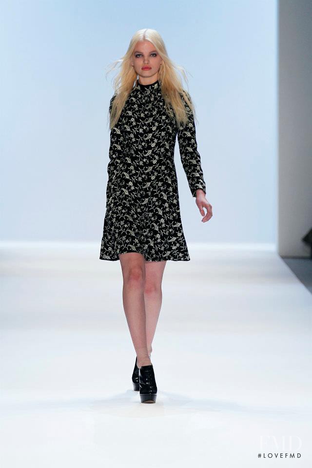 Daphne Groeneveld featured in  the Jill Stuart fashion show for Autumn/Winter 2012