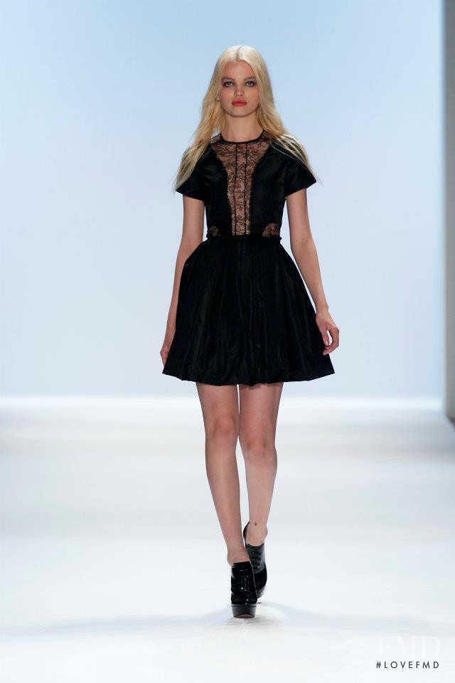 Daphne Groeneveld featured in  the Jill Stuart fashion show for Autumn/Winter 2012