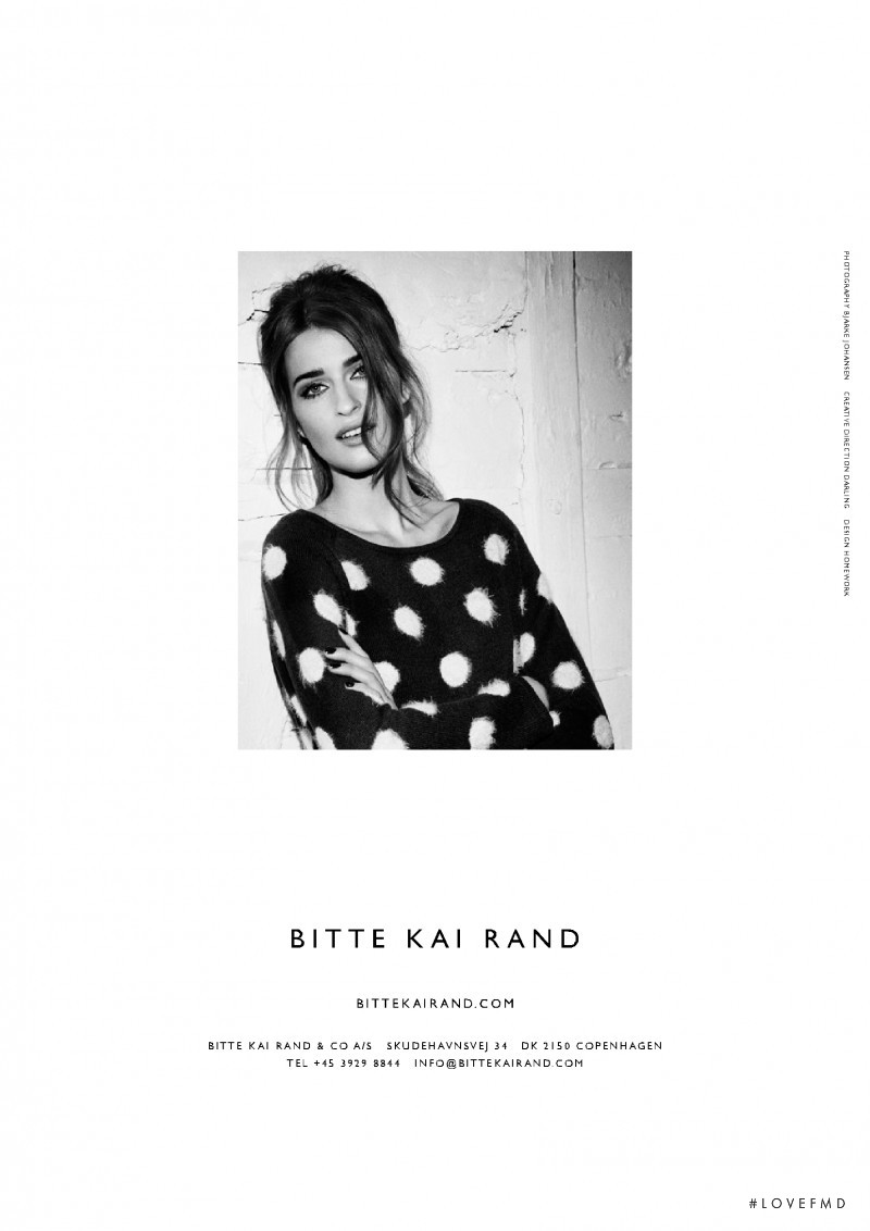 Augusta Beyer Larsen featured in  the Bitte Kai Rand lookbook for Spring/Summer 2015