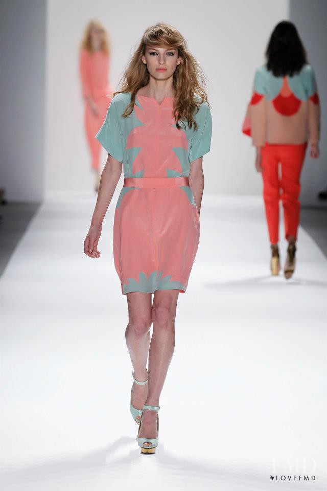 Rosemary Smith featured in  the Jill Stuart fashion show for Spring/Summer 2012