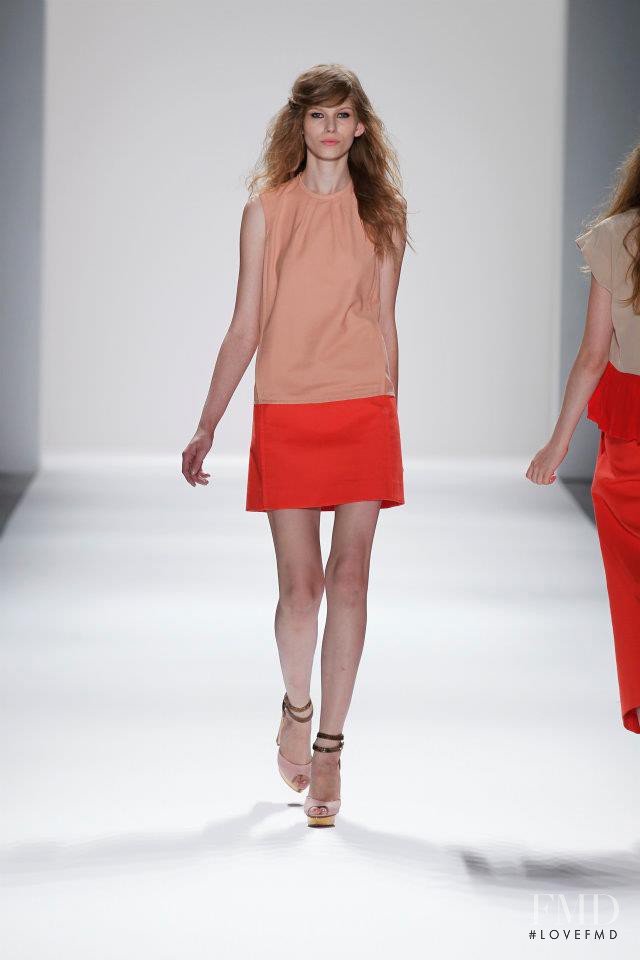 Monika Sawicka featured in  the Jill Stuart fashion show for Spring/Summer 2012