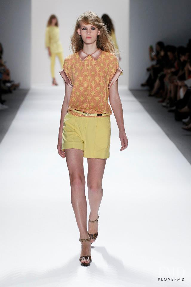 Charlotte Nolting featured in  the Jill Stuart fashion show for Spring/Summer 2012