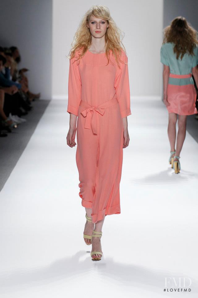 Julia Nobis featured in  the Jill Stuart fashion show for Spring/Summer 2012