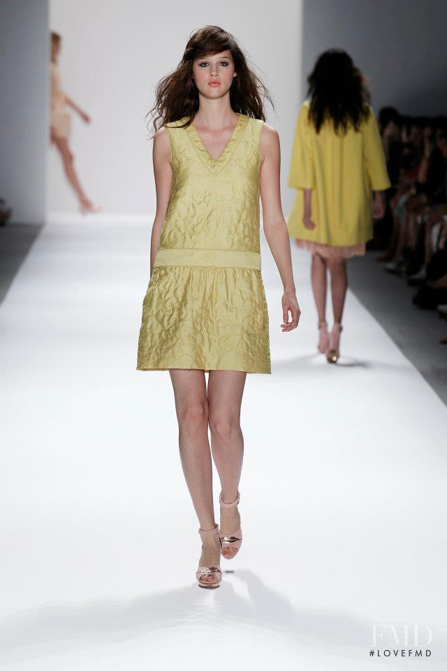 Anais Pouliot featured in  the Jill Stuart fashion show for Spring/Summer 2012