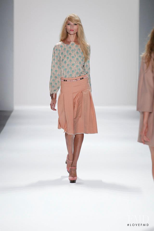 Vika Falileeva featured in  the Jill Stuart fashion show for Spring/Summer 2012