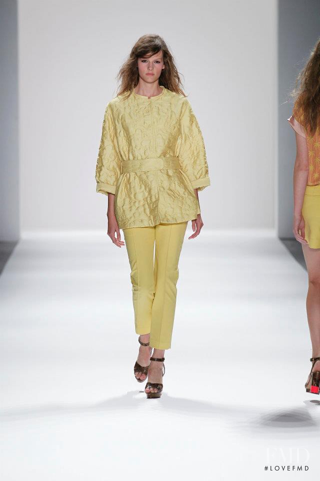 Sara Blomqvist featured in  the Jill Stuart fashion show for Spring/Summer 2012