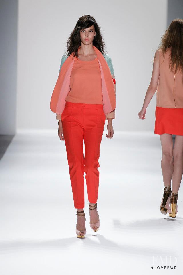 Ruby Aldridge featured in  the Jill Stuart fashion show for Spring/Summer 2012