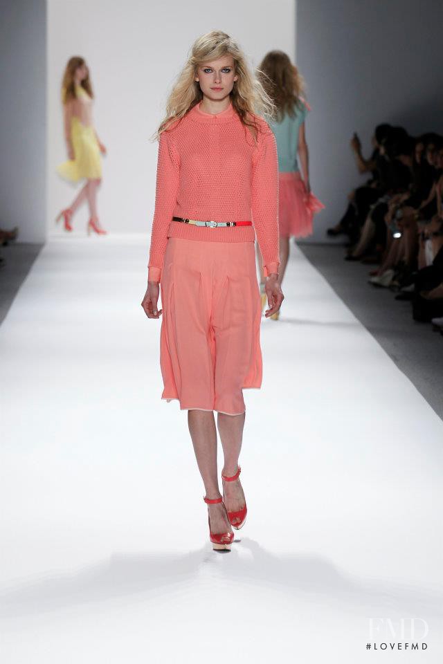 Karolina Mrozkova featured in  the Jill Stuart fashion show for Spring/Summer 2012