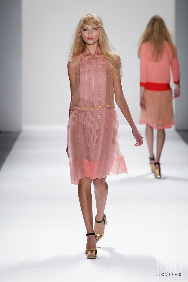 Vika Falileeva featured in  the Jill Stuart fashion show for Spring/Summer 2012