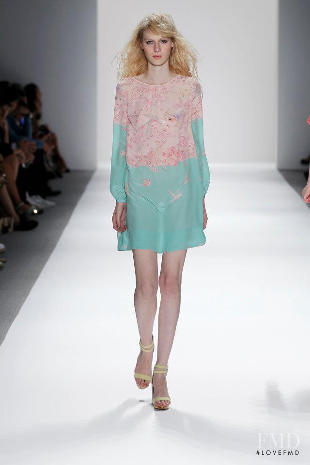 Julia Nobis featured in  the Jill Stuart fashion show for Spring/Summer 2012