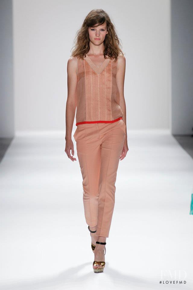 Sara Blomqvist featured in  the Jill Stuart fashion show for Spring/Summer 2012