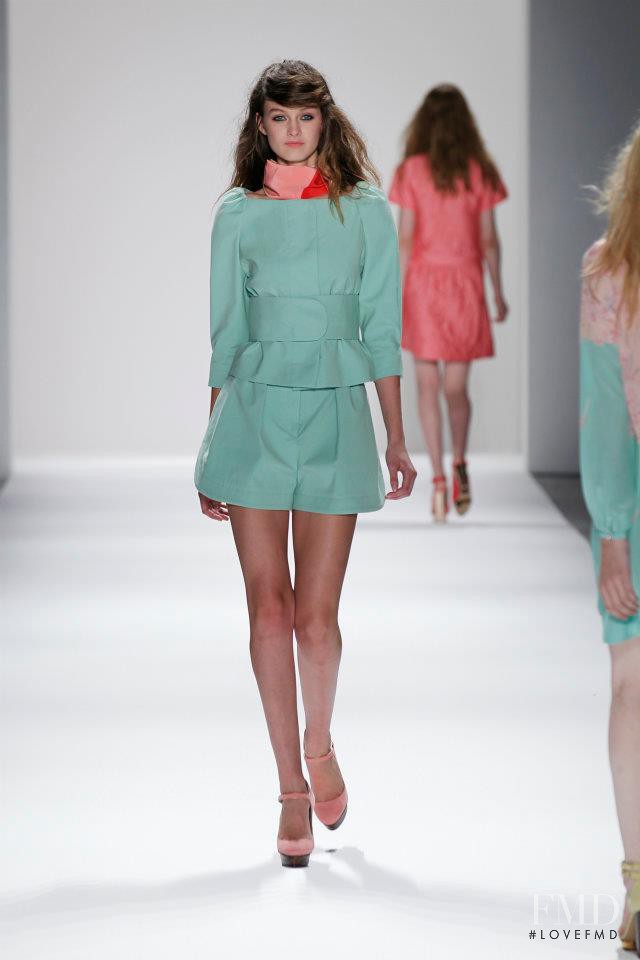 Andie Arthur featured in  the Jill Stuart fashion show for Spring/Summer 2012