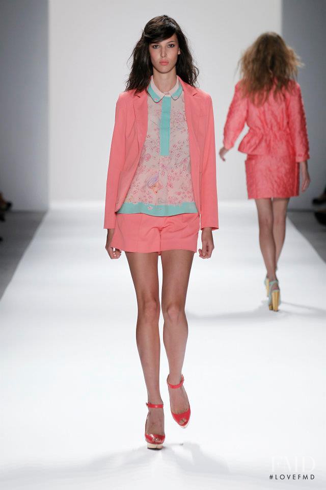 Ruby Aldridge featured in  the Jill Stuart fashion show for Spring/Summer 2012