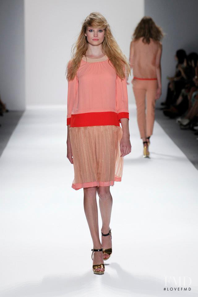 Maud Welzen featured in  the Jill Stuart fashion show for Spring/Summer 2012